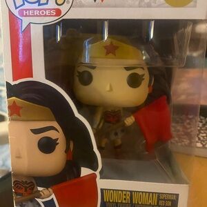 Funko Pop Heroes Wonder Woman with Red and Yellow Accents
